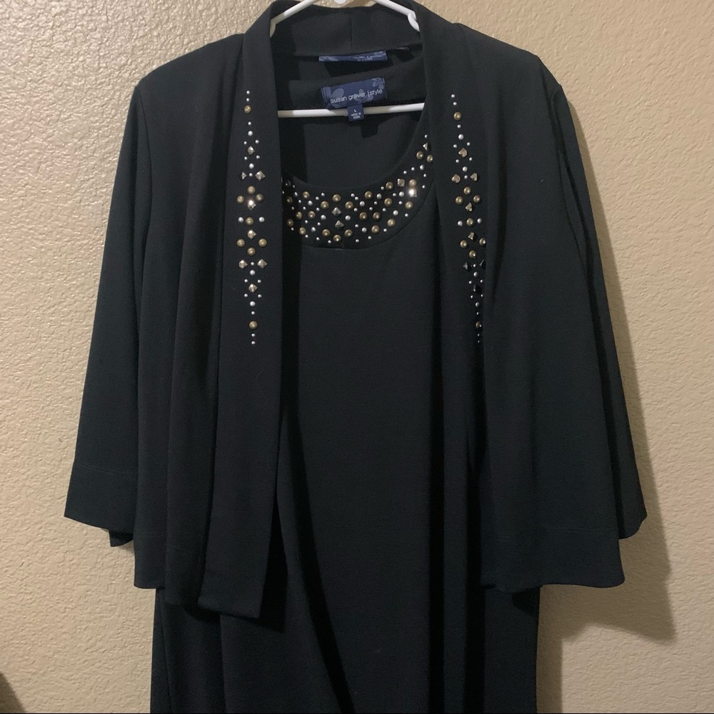 Dress and Cardigan